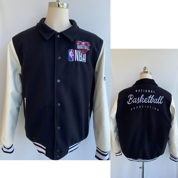 NBA Varsity Wool Jacket 100% AUTHENTIC size XL - Picture 1 of 16